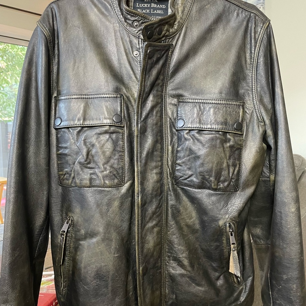 Lucky Brand Handcrafted Leather Jacket